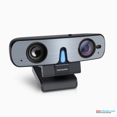 ROCWARE RC08 All-in-One Full HD 1080p USB Webcam with Speaker and Mic